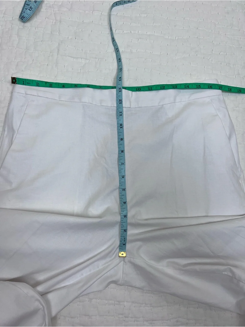 Banana Republic Factory WIDE-LEG HIGH-RISE LINEN-BLEND PANTS L WHITE